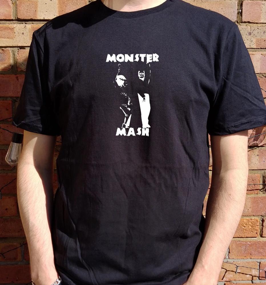 Франкенштейн - Ретро Хэллоуинская Унисекс Футболка  Monster Mash  S
