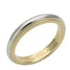 Used TIFFANY&Co. Ring Milgrain EU#53 K18 Yellow gold/Pt950Platinum 5.5g Yellow Gold Platinum Jewelry