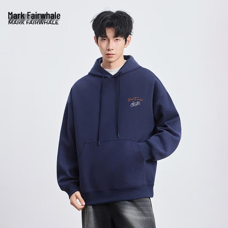 

Mark Fairwhale Men s Graphic Print Hooded Sweatshirt M