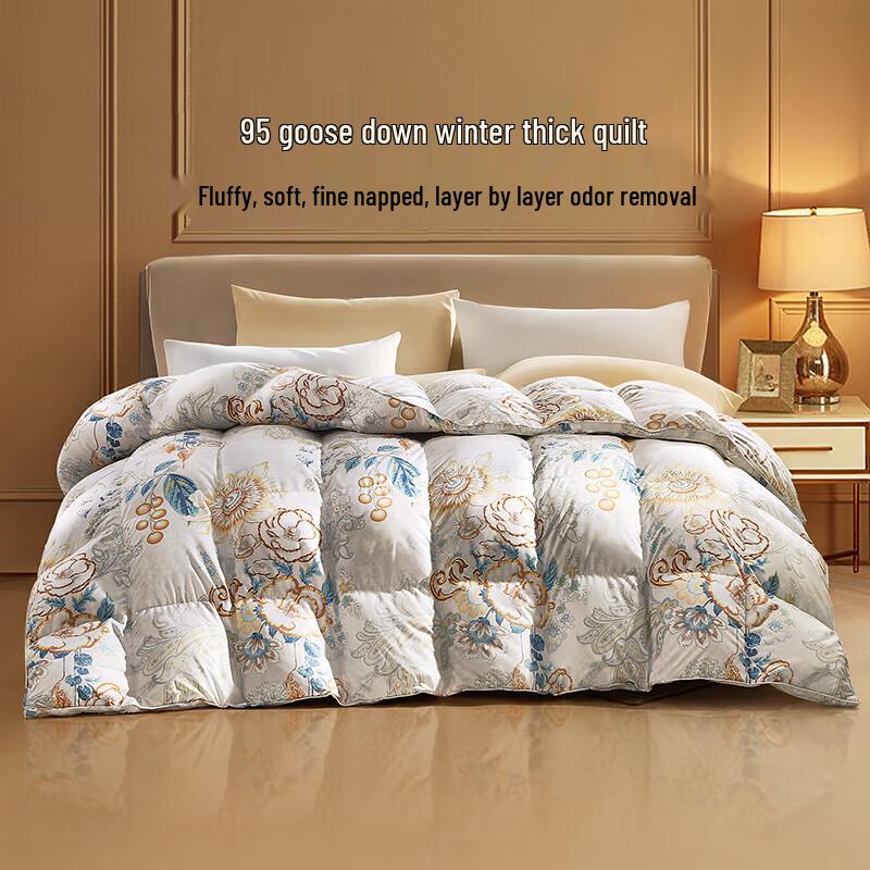 FUANNA Xiaolu 95% Grey Goose Down Thick Winter Comforter
