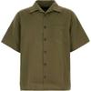 Short Sleeved Buttoned Shirt UCS414-16FY-F0161-S-UMO