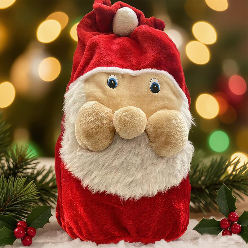 Christmas Santa gift bag, reindeer and snowman Christmas storage bag, children's clothing and accessories, clothing decorations