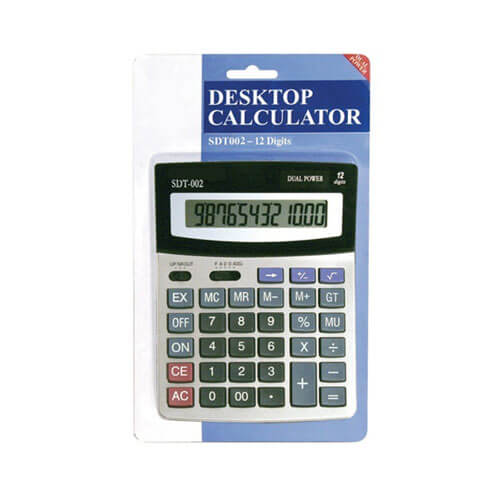 Stat Dual Power Calculator (12 Digit Medium)