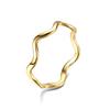 Light luxury titanium steel ring women's non-fading design sense niche hip-hop women's fine plain ring ins style