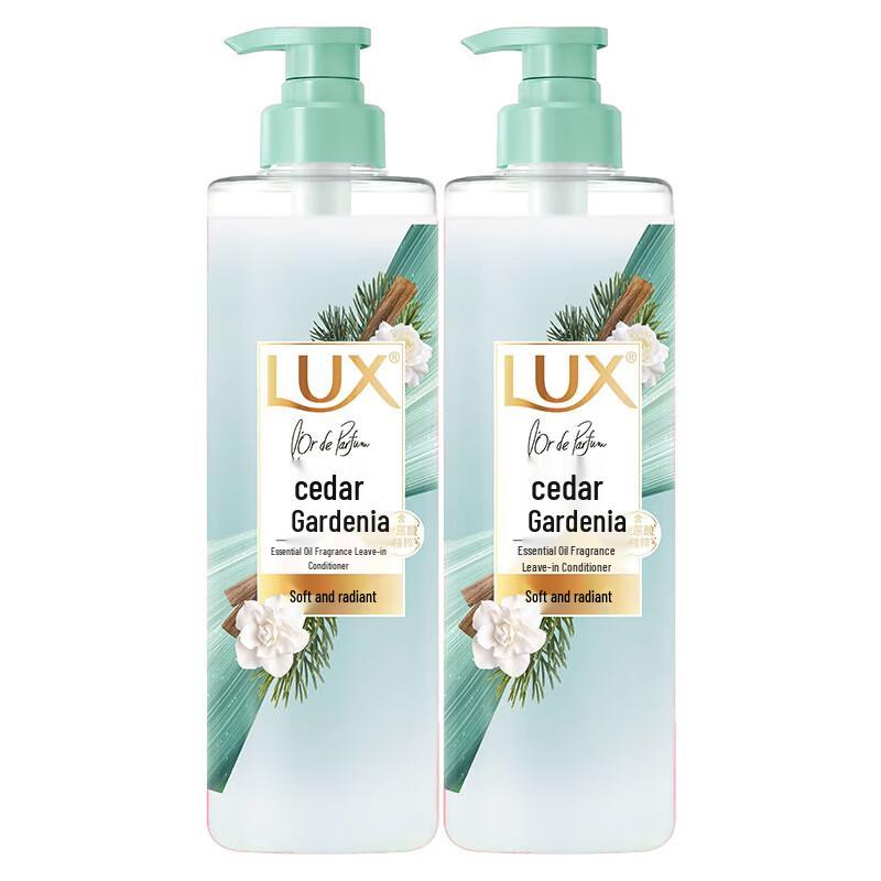 LUX Essential Oil Scented Conditioner - Cedar & Gardenia (2 x 470ML)