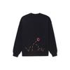 Li-Ning X Disney Winnie The Pooh Cartoon Alphabet Print Sport Pullover Sweatshirt Unisex Tops Black AWDS547-1