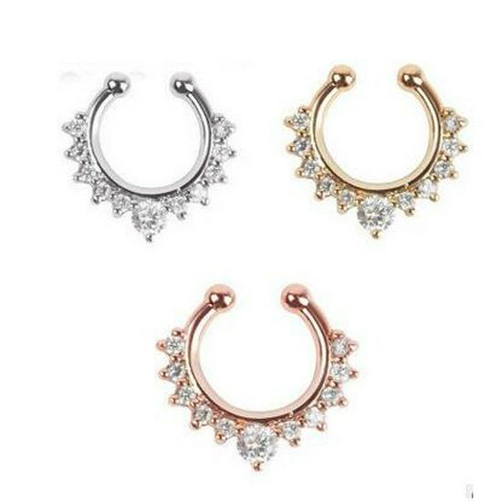 B044 Trendy Korean Ear and Nose Accessories: 2022 Women's Temperament Cartilage Stud Earrings