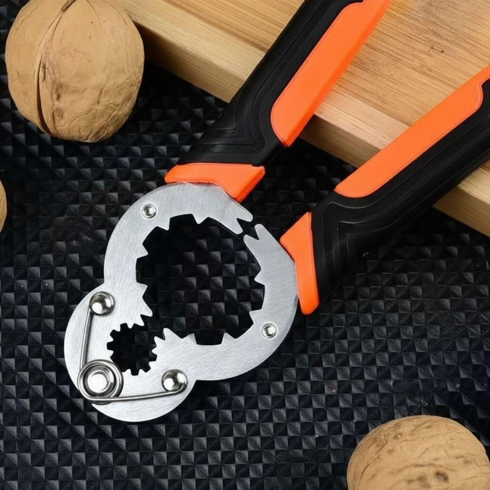 Vanadium Chromium Steel Nut Shell Opener Anti-slip Nut Clamp Walnut Cracker  Household Use