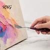 Color Mixing Spatula Set 5Pcs Palette Knife with 6 Paint Scraper, Stainless Steel Durable Scrapers Knife, Oil Metal Knives for Texture Art Blending