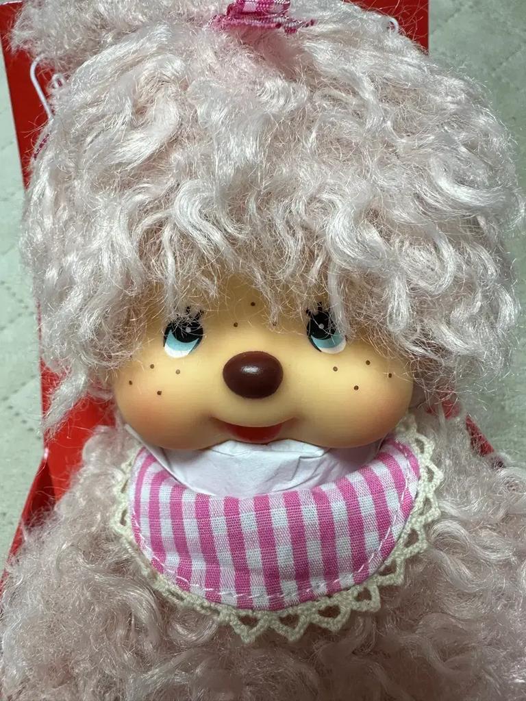 Monchichi Mokomoko Pink Beige