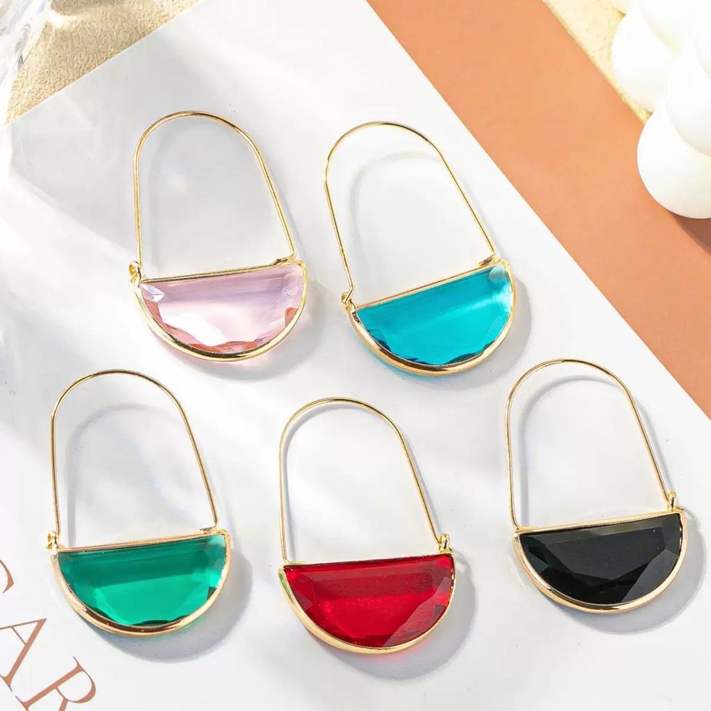 Women's Half Earrings Stylish Drop Earrings for Everyday Wear