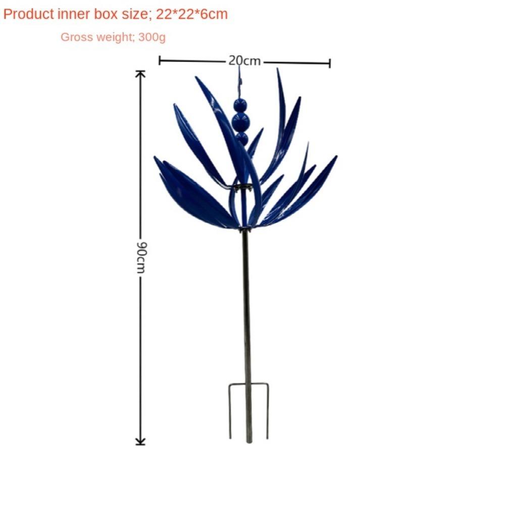 Creative Yard Sculpture Garden Rotating Deck Wind Chime Decoration Windmill Decor