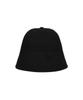 Bajal Va Curved Studded Round Drop Bucket Hat Black