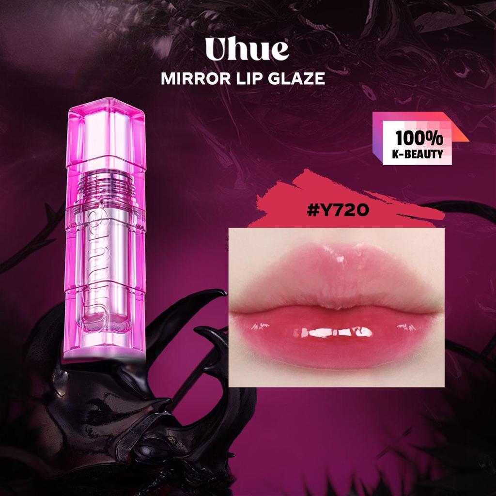 Uhue Mirror Lip Glaze  3ml/0.1 fl.oz (6 Color options)