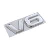 3d Metal Chrome V6 V8 Logo Fender Trunk Emblem Badge Sticker Decals Accessories