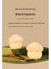 USB Rechargeable Mushroom Silicone Night Light with Dimmable Touch for Bedroom and Baby Feeding