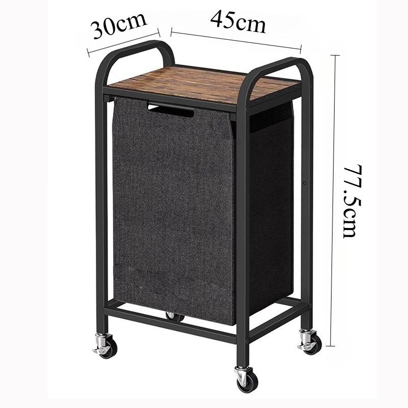 Multipurpose Laundry Basket Large Laundry Hamper Dirty Clothes Baskets with Wheels Multifunction Organizers Bathroom Storage