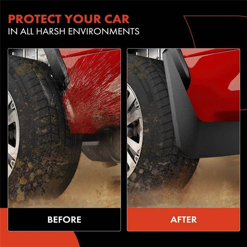 N61R-4PCS Car Mudguard Mud Flaps Splash Mud Guard Fender For Chery Tiggo 9 2024 Car Accessories