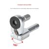 Compactly 1/4Inch Adjustable Torques Wrench Ratchet Bidirectional Spanner For 6.35mm Hex Screws Ergonomic Design Alloy