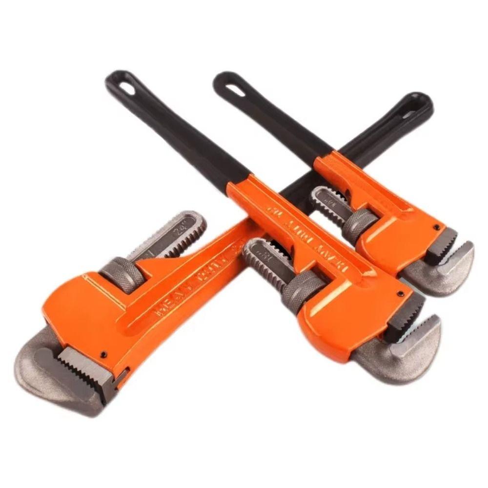 Labor-saving Adjustable Pipe Wrench Clamp Spanner Heavy Duty Pliers  Plumber Tools