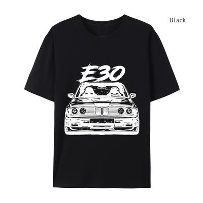 Tricou cu mașină E30 pentru femei Primăvara toamnă Tricou cu mașină E30 pentru femei Topuri Îmbrăcăminte estetică Moda femei Tricou cu mașină E30
