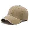 Washed baseball cap coating old solid color blank light version hat European and American retro cap hat women