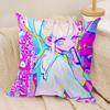 NNeedy Girl Streamer Overloa Cushion Cover Silky Short Plush Invisible Zipper Dustproof Sofa Pillow Case for Home Decor