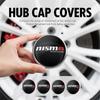 4pcs 6cm Car Wheel Center Hub Cap Badge Logo Sticker For Nismo Nissans Tiida Teana Skyline Juke X-trail Almera Qashqai Goods