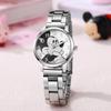 Disney Mickey Mouse Minnie Kids Watch Student Cartoon Watch Aolly Steel Quartz Watch Clock Gift