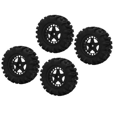 4PCS Model Car Tires for 1Celsius14 1Celsius16 RC Crawler Truck Rubber Off Road Wheel Tire Set 90MM Diameter