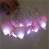10Led/20Led/30Led Dragoste în formă de inimă Baterie Led șir Lumini zâne Lampă de noapte Crăciun Weddi