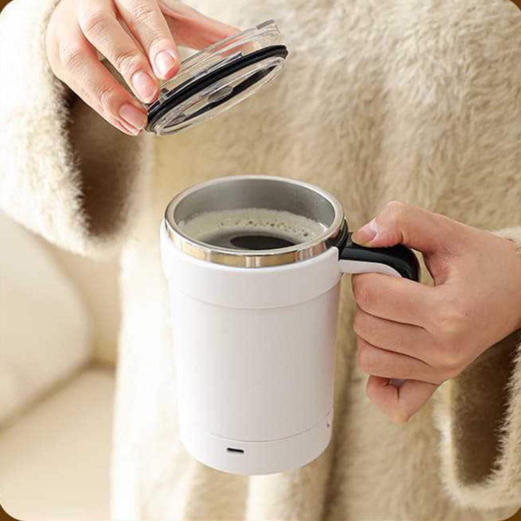 Portable Size Self Stirring Mug Durable Insulated Technology USB Charging Automatic Magnetic Cup
