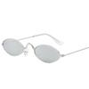 European and American small frame oval sunglasses metal marine sunglasses trendy street fashion glasses