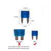 4 Way Mini Blade Fuse Holder Block Holder 12V-32V ATM 5A 10A 25A with LED Indicator Light for Car Boat Marine Fuse Box Holder