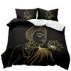Handdraw Budha 3D Art Duvet Cover Set King Queen Double Full Twin Single Size Bed linen set
