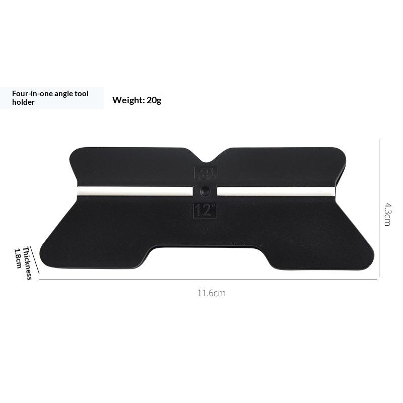Fixed Angle Sharpening Jig 4-in-1 Universal Honing Guide Tool for All Types of Knives Chisels Scissors Daily Use