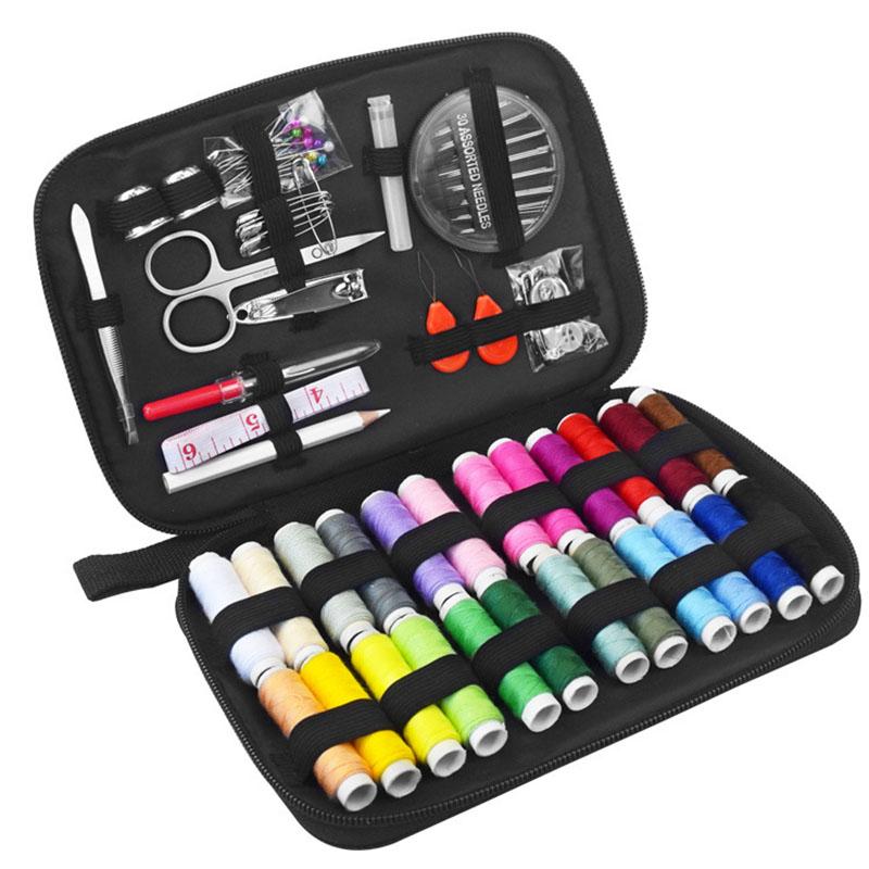 Travel Sewing Kit with Compact Needles and Threads, Household Accessories and DIY Sewing and Repair Supplies Sewing Tool Set