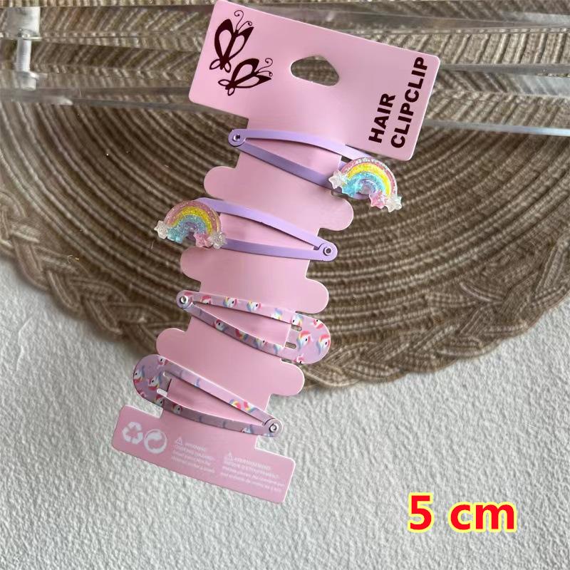 Kawaii Printed BB Clips Hairpins Set Women Children Girls Kid Hair Pins Barrettes Accessories Hairgrips Headdress Ornaments