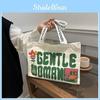 Stylish Casual Yet Canvas Tote Bag With Beautiful Letter Prints And Soft Medium Structure