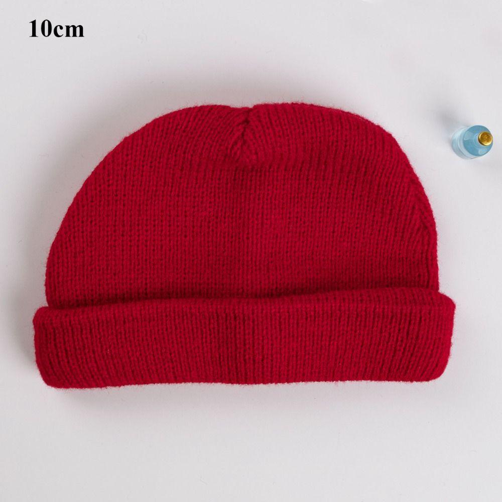 Mini Cotton Doll Hat Fashion Animal Knitted Hat Dollhouse Hats Decorations  for 10/20cm Cotton Doll