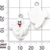 24 Styles Halloween Resin Pumpkin & Ghost Pendant Charms for DIY Jewelry