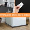 24x24in Mini Fridge Mat Silicone Refrigerator Floor Protector with Raised Edges Versatile Non-slip Washing Machine Dust Cover