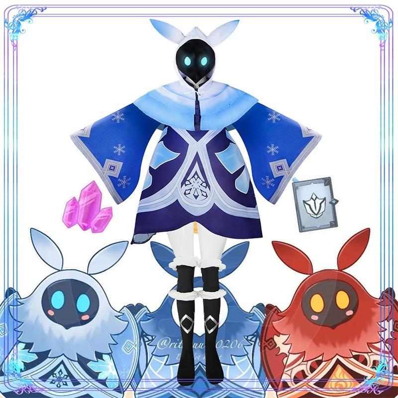 Impact Genshin Abyss Mage Cosplay Costume Halloween Party Outfits Dress Fancy