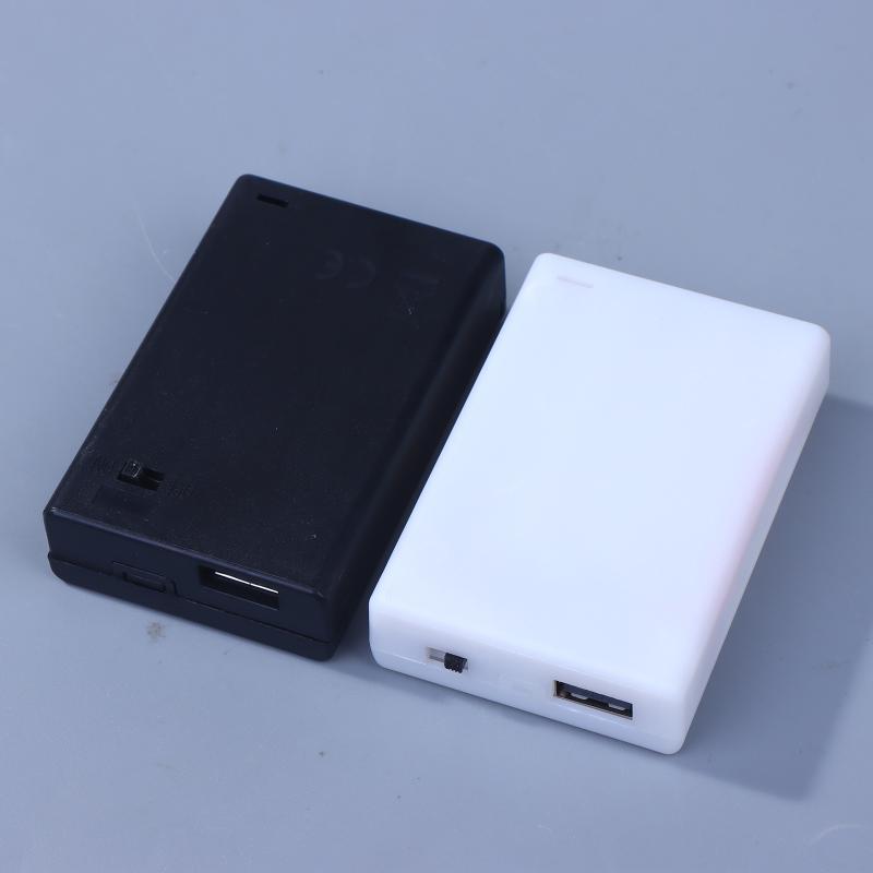 1PC Plastic USB Battery Box 3AA 4.5V AA Battery Case AA Battery Holder With Switch AA Box 4.5V With Line Or With USB/Line