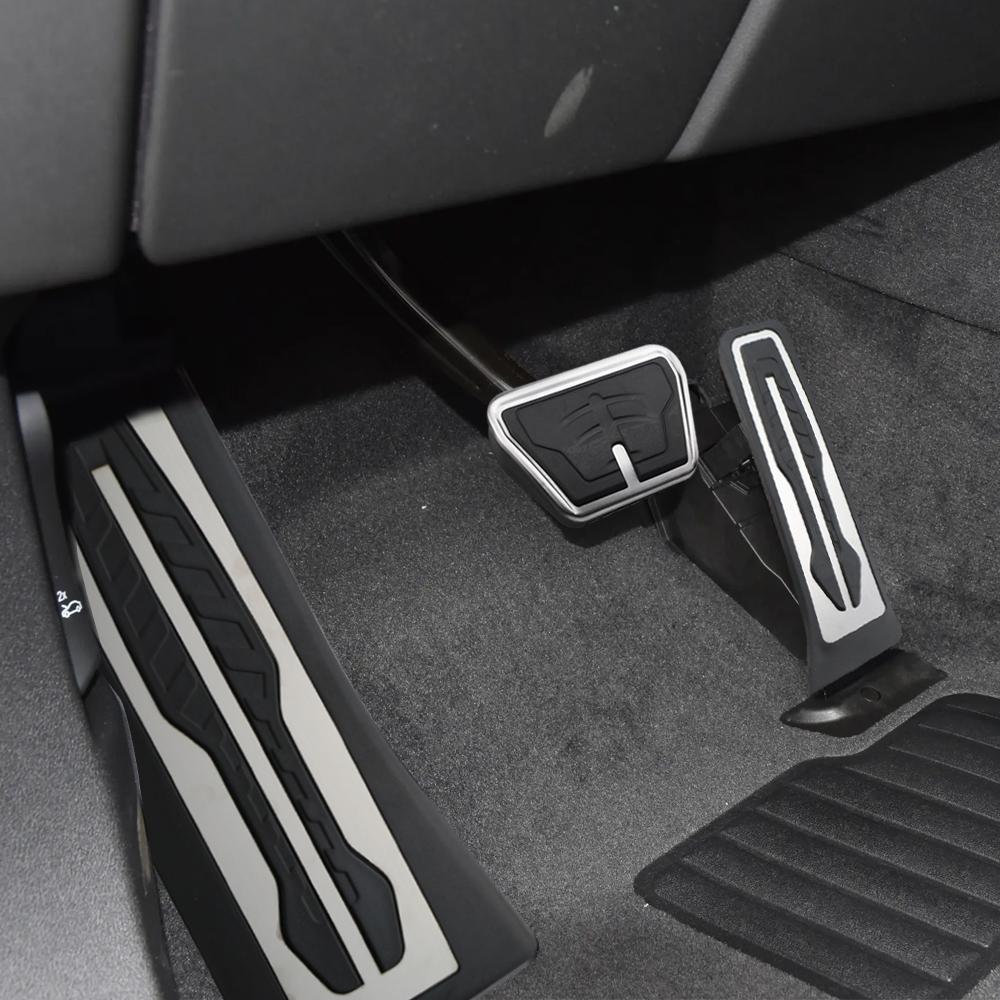 Car Pedal Cover for BMW X5 G05 X5M X7 G07 2019-2025 LHD Accelerator Gas Brake Foot Rest Pedals Stainless Steel Pad Accessories