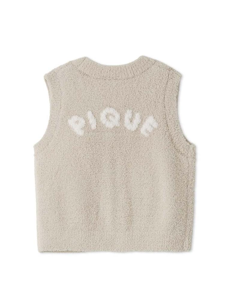 Gelato Pique BABY Powder Bear Vest PBNT249079BEG70