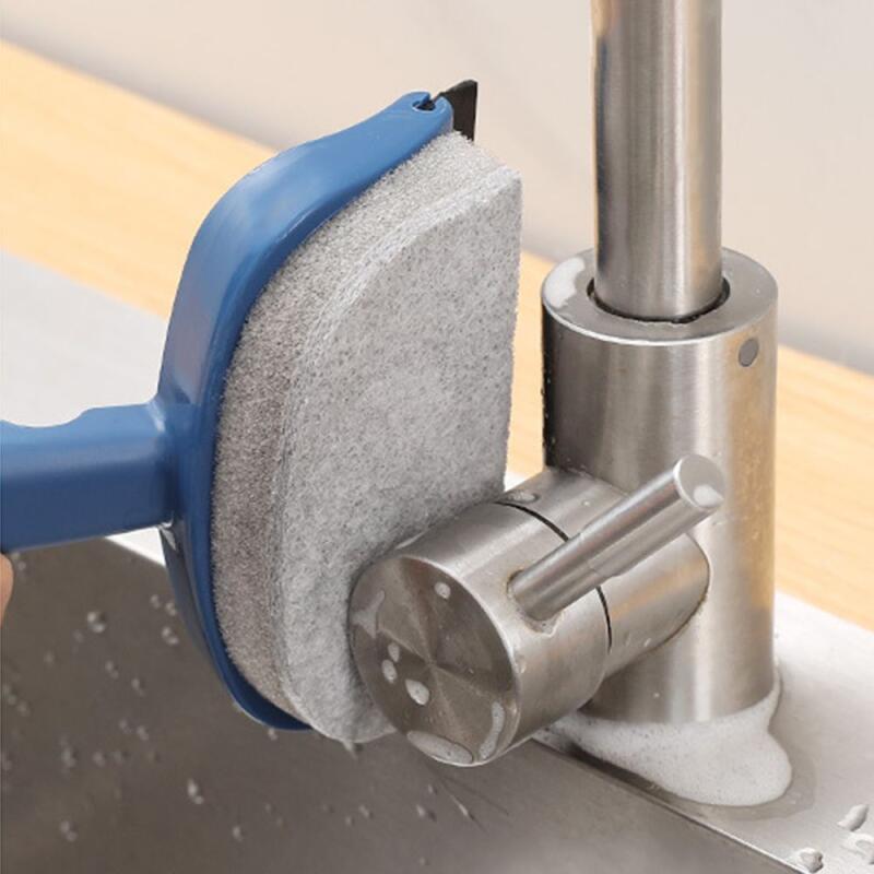 Multipurpose Glass Cleaning Sponge Scraper Blue [WD11E06]