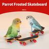 Vogel Papagei Spielzeug Skateboards Kunststoff Reptilien Unterhaltung Trainingswerkzeug Acc Vogelzubehör Rollschuhe