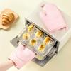 Cotton And Silicone Baking Gloves Microwave Oven Gloves Household Insulation Gloves Oven Anti-Scalding Glove Kitchen Baking Tool