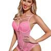 New Sexy Body Sculpting Open-file Hip-showing Lace Onesie Sexy Underwear Set